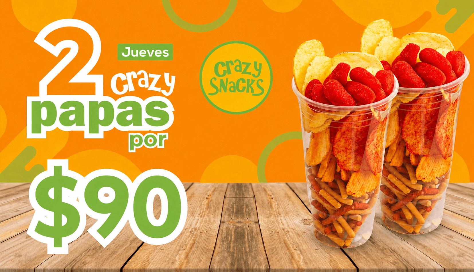 Promoción Crazy Papas